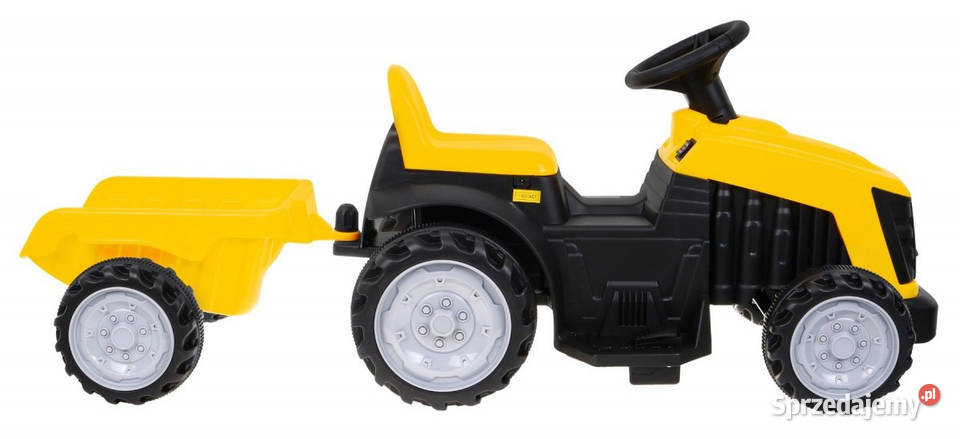 Traktor z Przyczepą Żółty Autko na akumulator