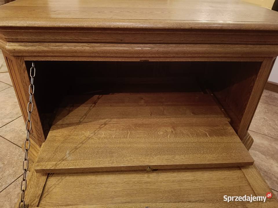 Ciężka dębowa skrzynia Lipno