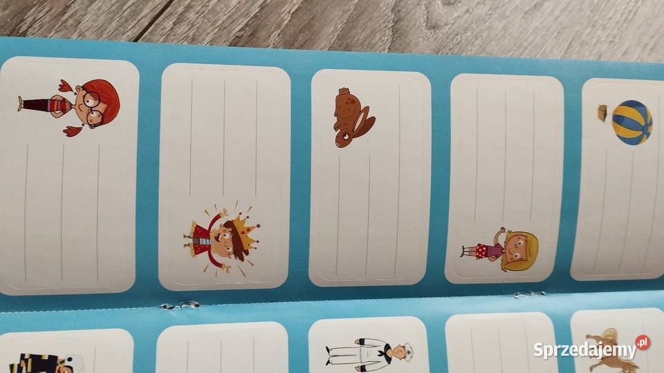 naklejki na zeszyty książki na okładkę Poznań