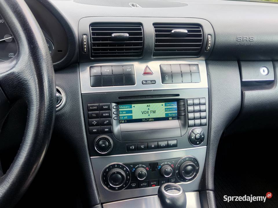 Mercedes C200 Kompressor AUTOMAT nowy rozrząd bluetooth Gryfino