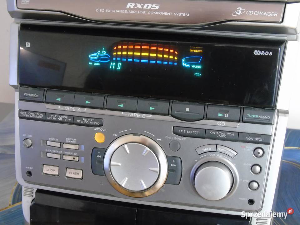 Wieża Sony HCDRXD5 RDS CD AUX 130 wat WYSYŁKA Jasło