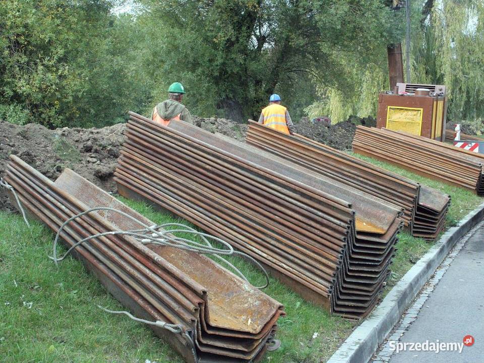 Grodzice stalowe Larseny Ścianki szczelne Gu 16N Warszawa
