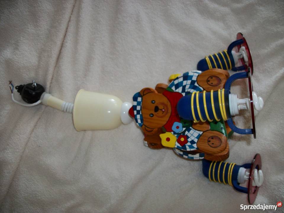 Piękny ORYGINALNY żyrandol do pokoju dziecinnego wielokolorowy Wałbrzych