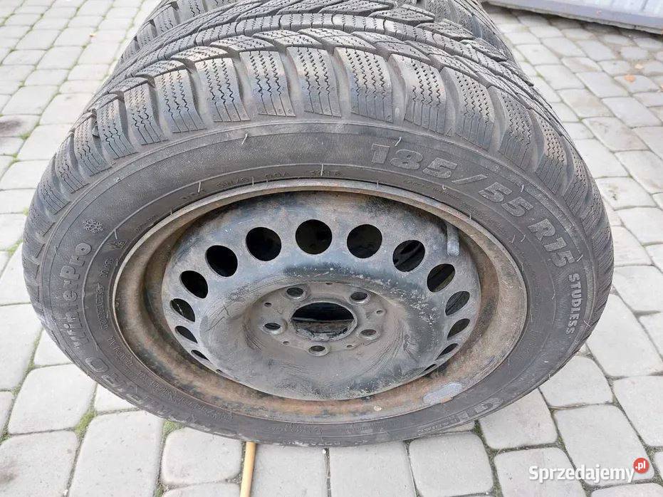 4 koła z oponami zimowymi 18555 R15 rozstaw śrub Warszawa