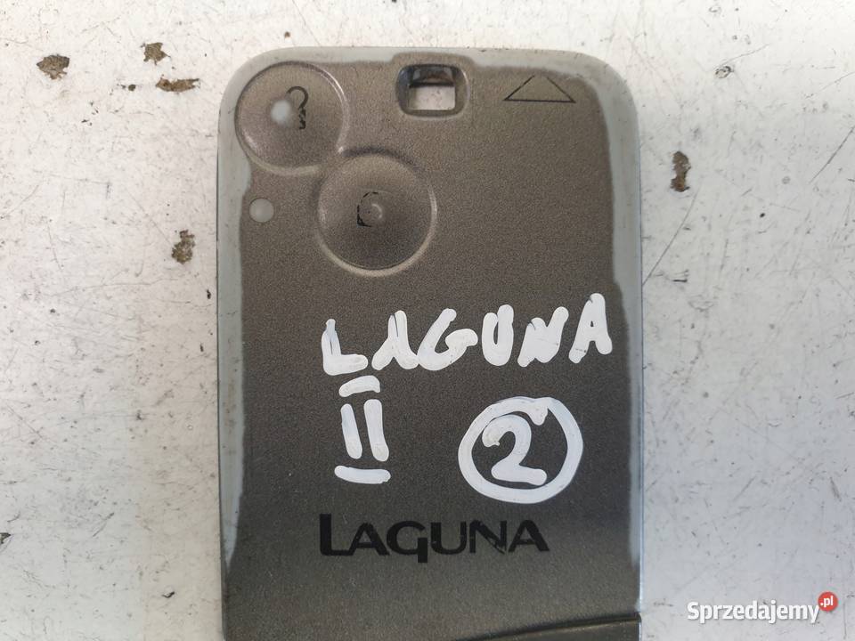 KARTA RENAULT LAGUNA KARTA KLUCZYK Rudka