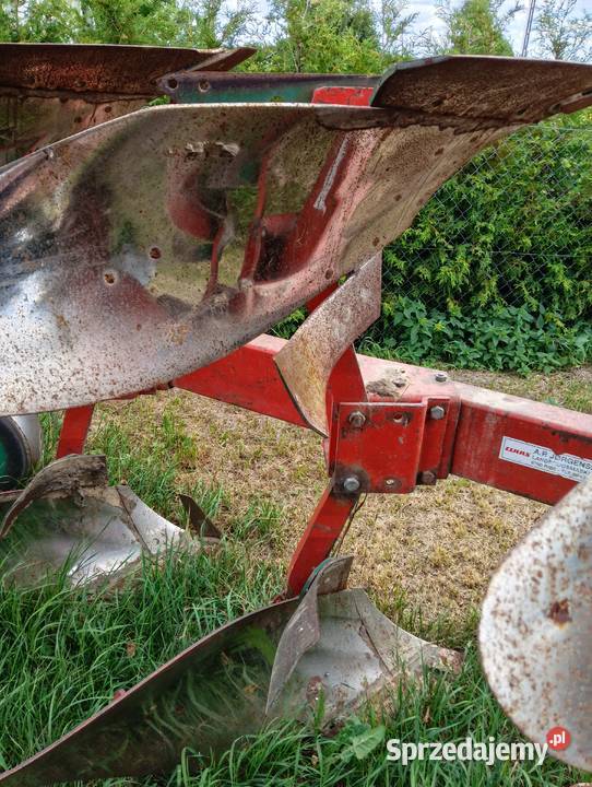 Pług kverneland 4 skibowy obrotowy nieuszkodzony Maszów