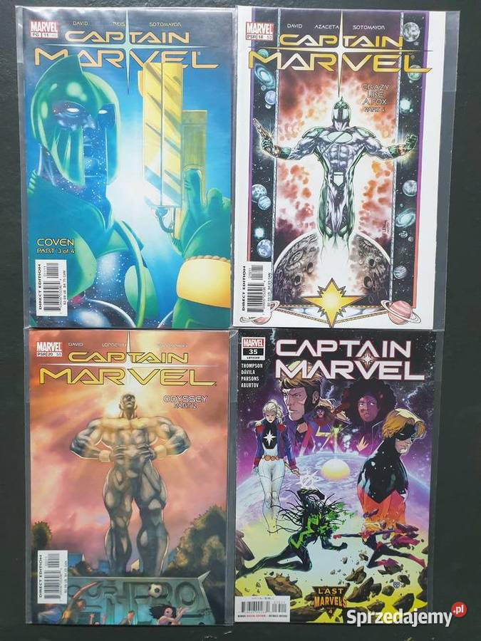 Captain Marvel kolekcja 25 komiksów Marvel USA