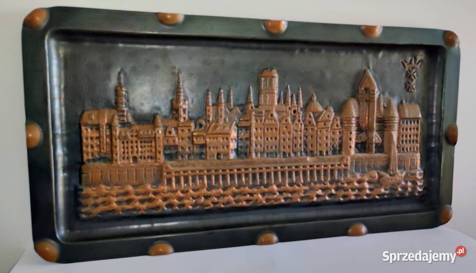 Metaloplastyka Gdańsk Panorama Wymiary 295x575 Antyki, Sztuka, Kolekcje