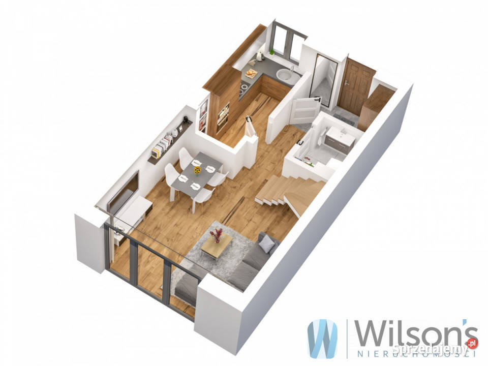 Dom szeregowy 6455m2 Pruszcz Gdański Nszz 200m2 pomorskie