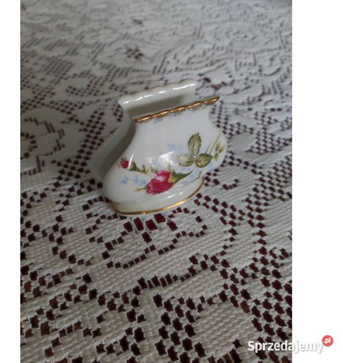 serwetnik porcelanowy zdobiony złoty chodzież Kielce