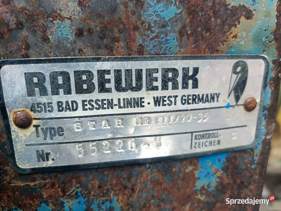 Pług obrotowy Rabewerk Roztylice