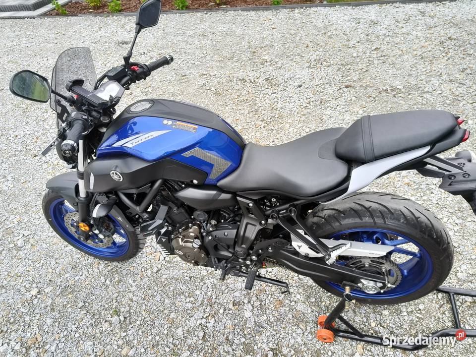 Yamaha MT07 2020 4382 przebieg Kategoria A2 naked Wrocław