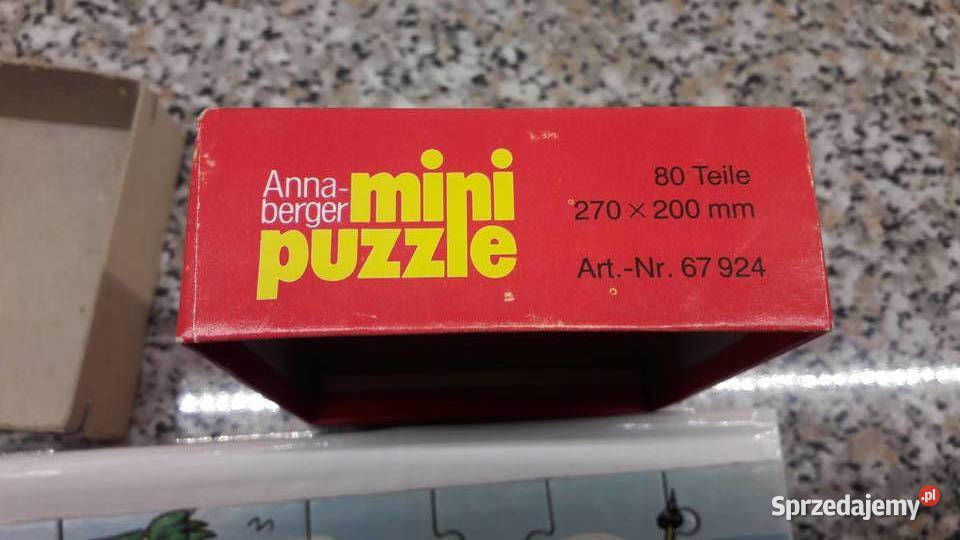 Mini puzzle Anna Berger Papier Głuchołazy