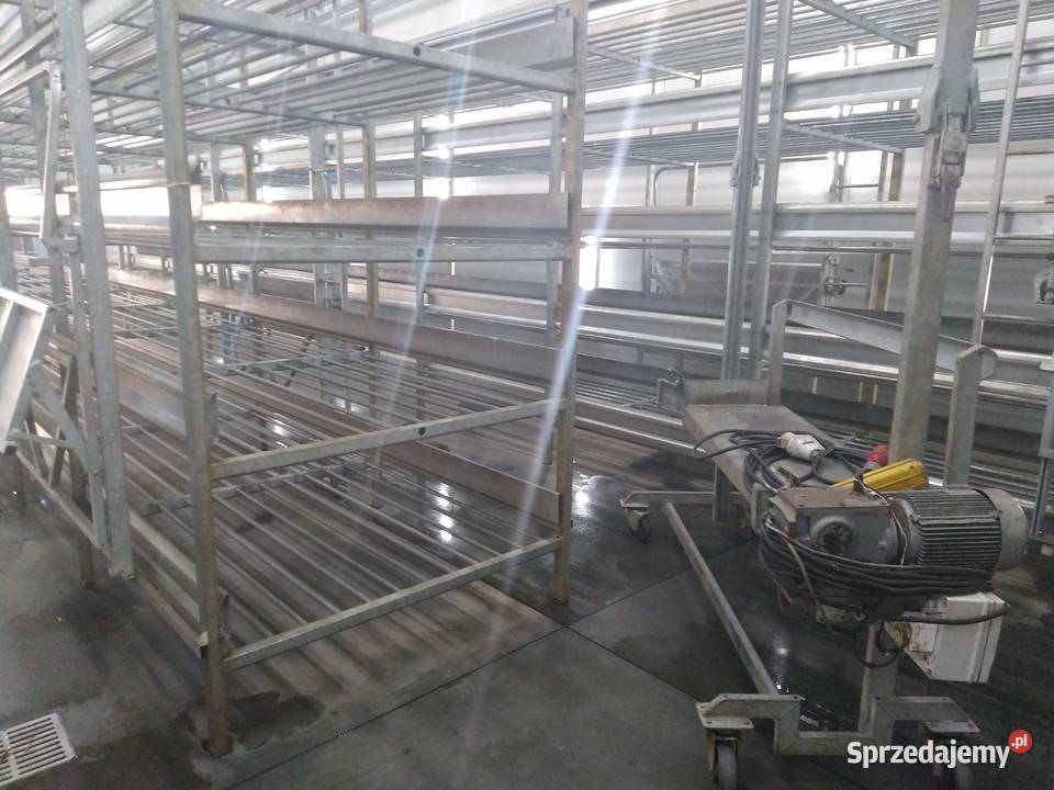 Regały do uprawy pieczarek