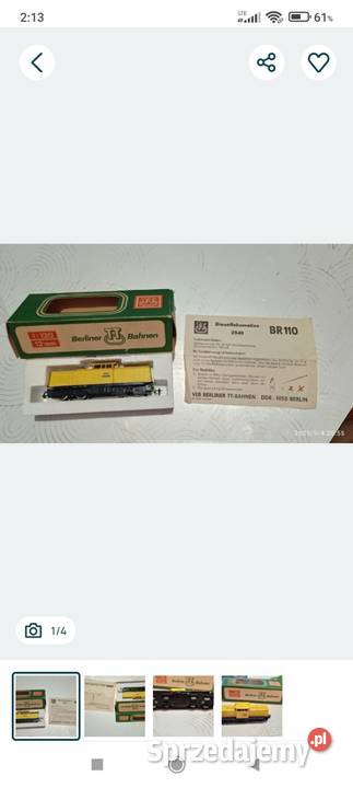 Lokomotywa spalinowa BR 110 Modelarstwo Poznań