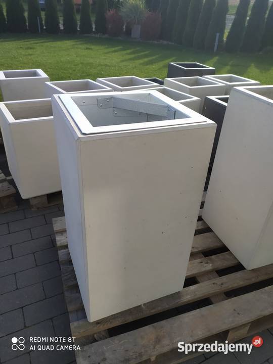 Kosz uliczny betonowy 50 l z wkładem z Opole