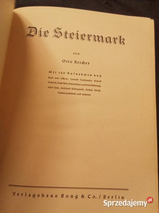 Die Steiermark Otto Reicher niemiecku