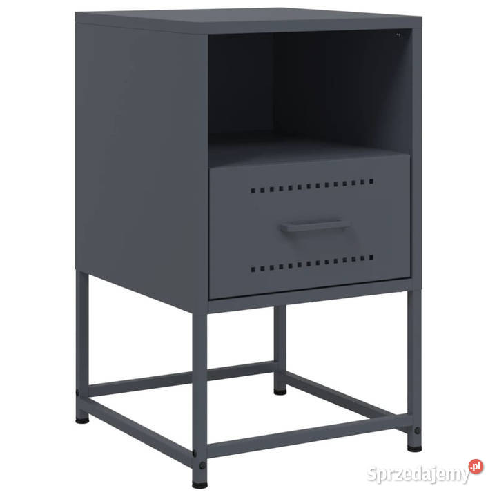 Szafka nocna antracytowa 36x39x605 stal WM846558 Warszawa