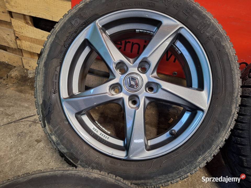 Alufelgi 5x1143 16 ET41 RENAULT Średnica 16" Choceń sprzedam