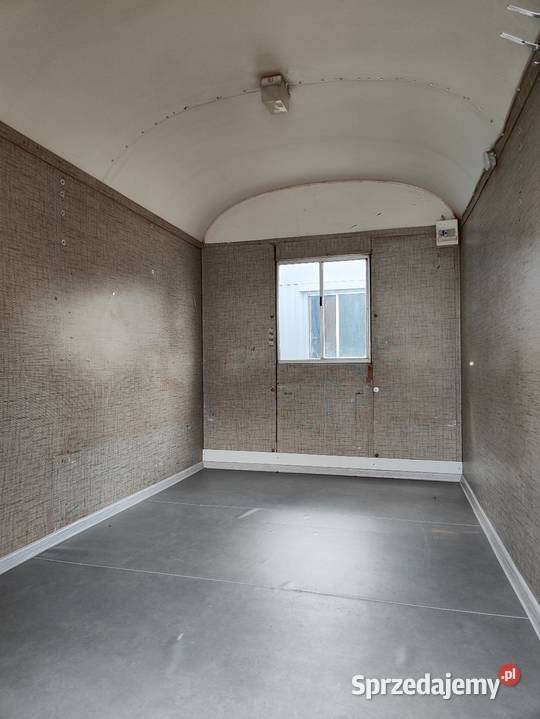 Barakowóz kontener na kołach szary Warszawa Łomianki