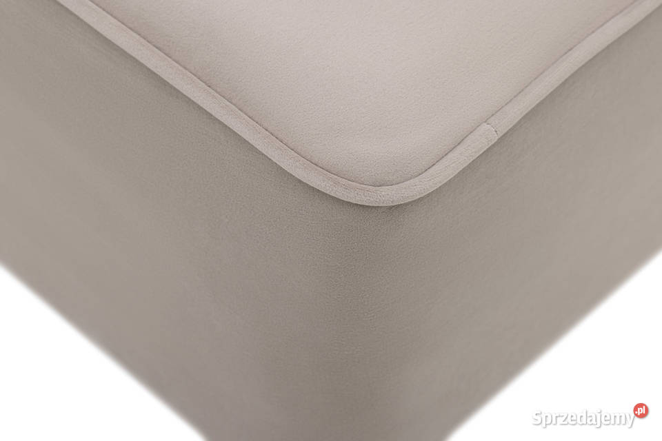 Podnóżek Tapicerowany Jasnoszary Łańcut