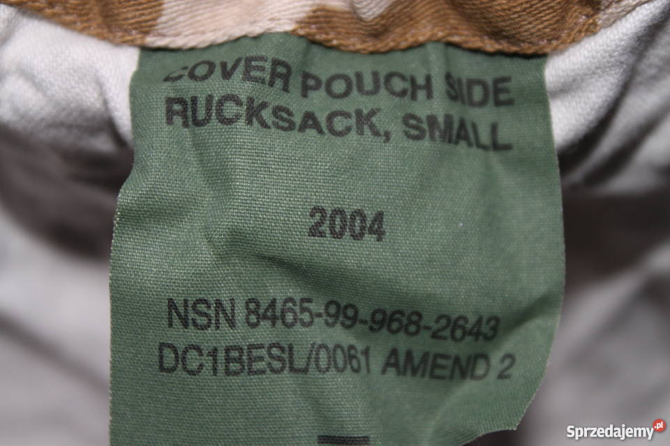 Pokrowiec maskujący na plecak DPM pustynny cover Warszawa sprzedam