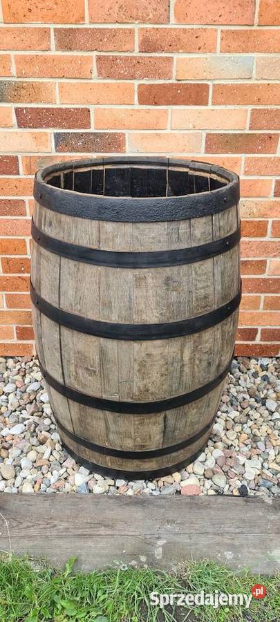 Dekel beczki dębowej beczki na deszczówkę