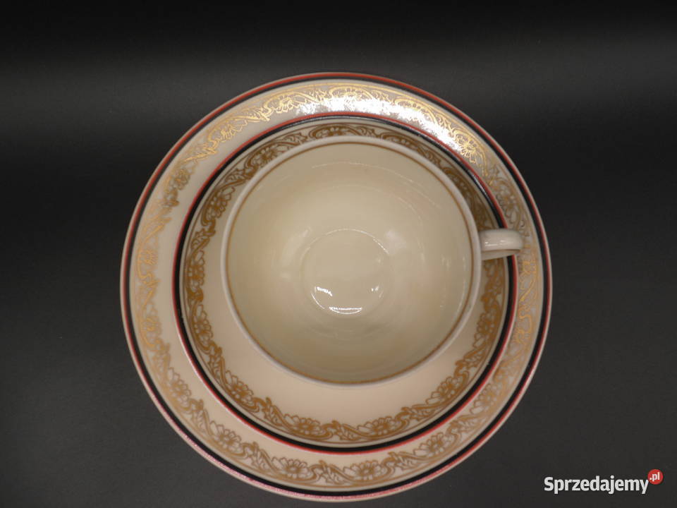 Zestaw śniadaniowy trio z porcelany Raszków