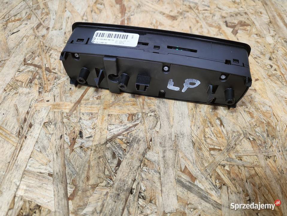 Panel Przełącznik Szyb Lusterek Mercedes AKlasa osobowe Panele sterowania, przełączniki Pleszew