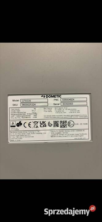 Przenośna lodówka kompresorowa DOMETIC CFX3 55 Kielno