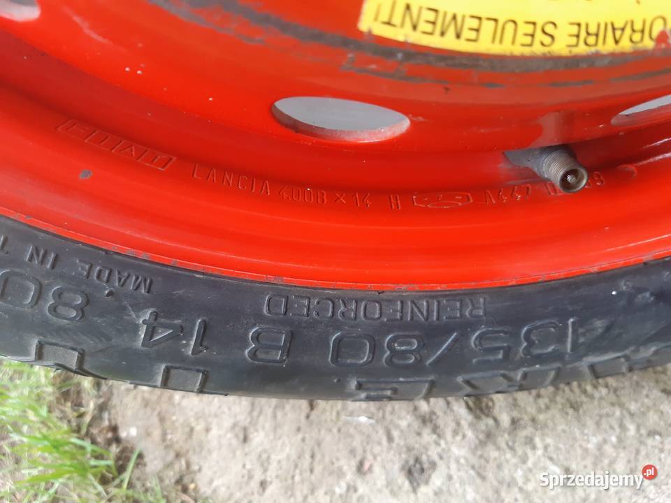 Koło dojazdówka FIAT LANCIA 14 2 do wyboru Koła i felgi Kamocin