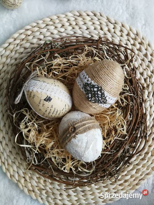 3 jajka wielkanocne handmade Siemianowice Śląskie