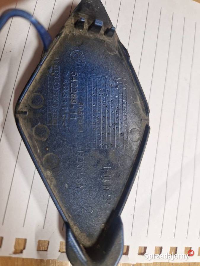 BMW 3 F30 MPAKIET ZAŚLEPKA HAKA PRZOD W ZDERZAK Bydgoszcz