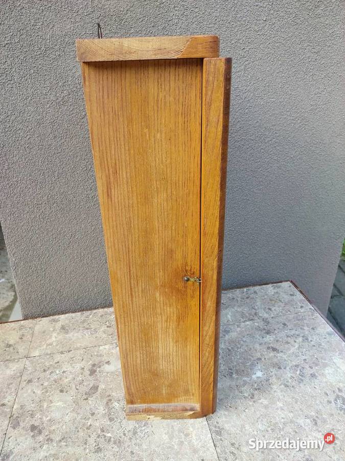 642 Skrzynia obudowa starego zegara Metron Tczew sprzedam