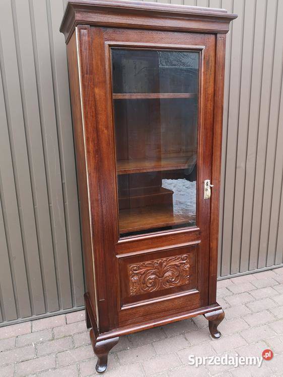 Biblioteka Słupek Witryna Stara Antyk Zgrabna Swarzędz