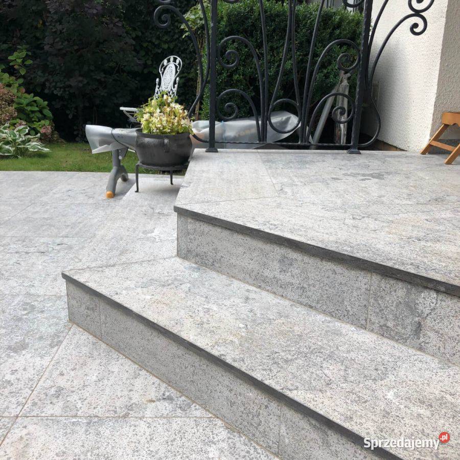 Schody wapienne L828 Blue Limestone płomień HIT łódzkie Łódź sprzedam