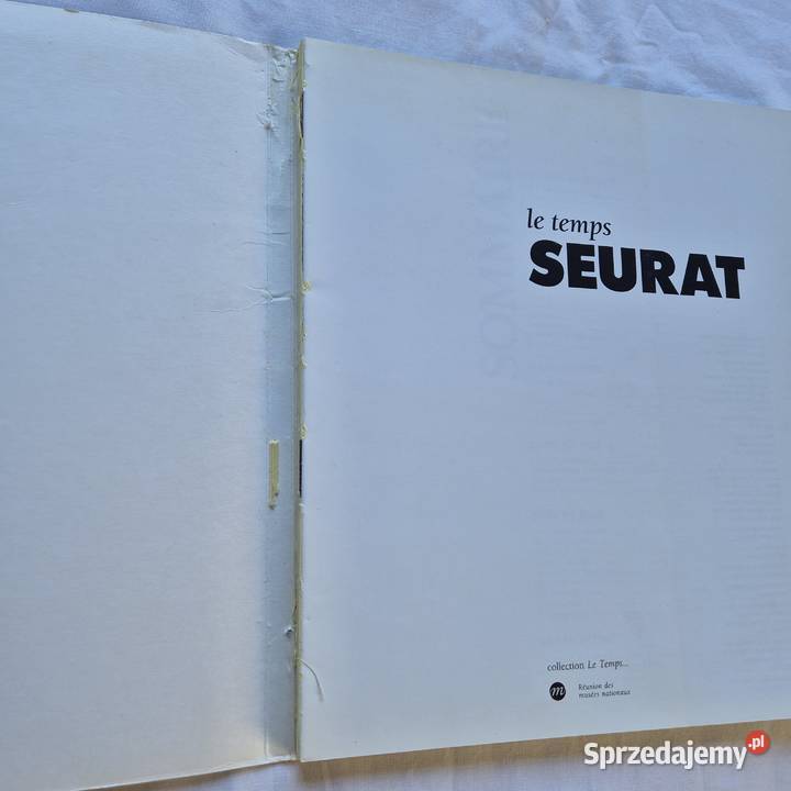 Georges Seurat album w jfrancuskim puentylizm sztuka i architektura małopolskie Brzesko