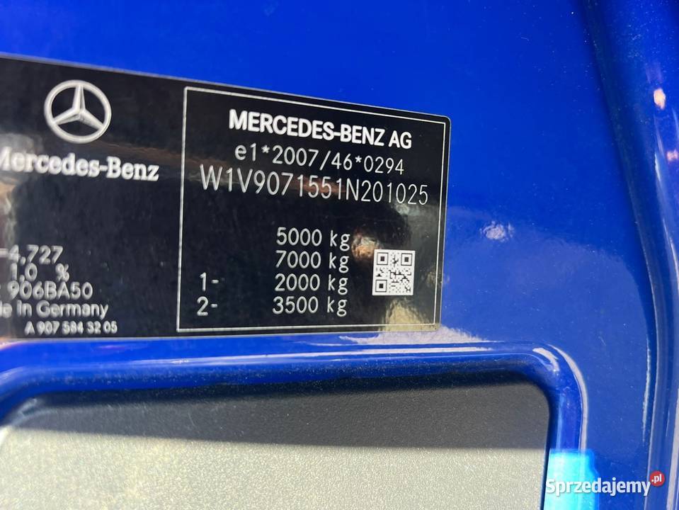 Kontener z winda eur 6 Mercedes Sprinter Warszawa