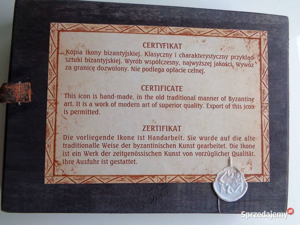 Kopie ikon bizantyjskich Toruń