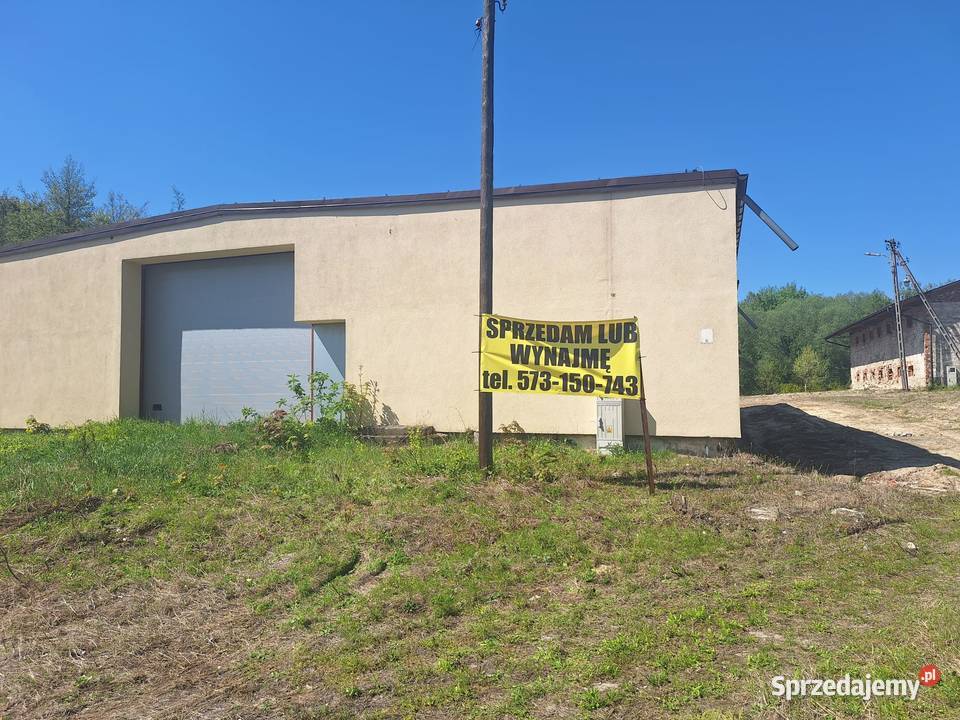 Hala magazyn działka Szydłów