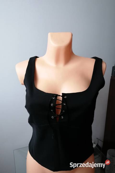 DAMSKI CZARNY TOP EVIE CLOTHING RUK 10 EUR 38M Łódź