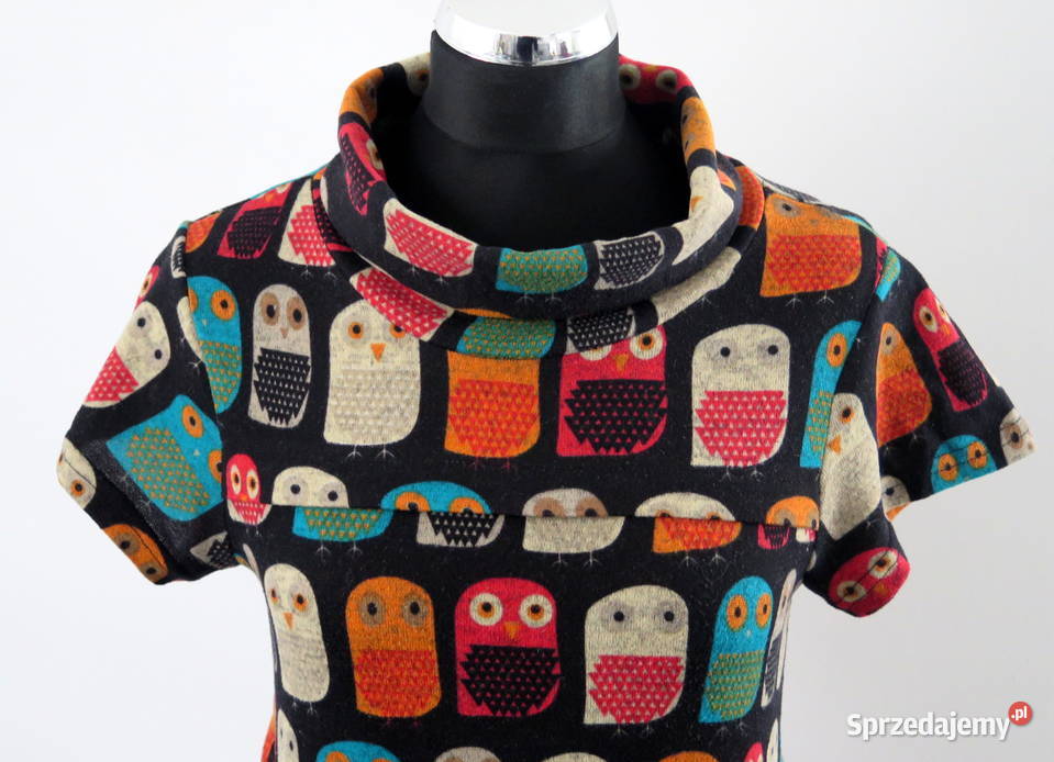 Oryginalna tunika w sowy Forever r S 36 Rozmiar 36(S) Komorniki