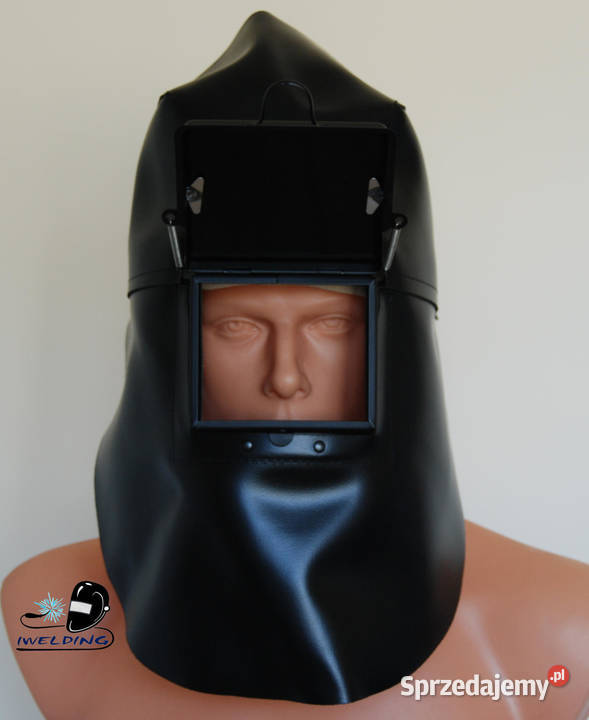 Skórzana przyłbica małpka maska Sahara z tyłem Spawanie i zgrzewanie Częstochowa