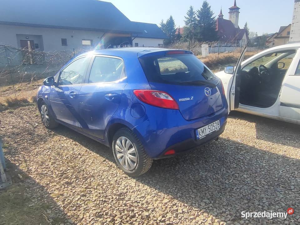 Mazda 2 DE 13 sprawna do jazdy lakier metallic Myślenice sprzedam