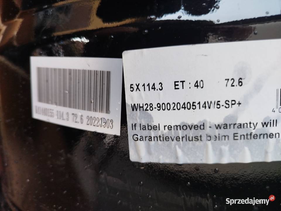 A309Felgi aluminiowe 20 5x1143 ET40 Hyundai KIA Bąków