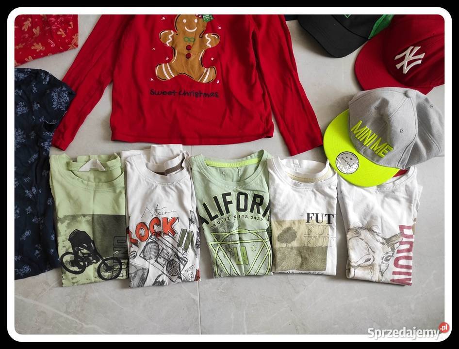 Zestaw ubrań chłopięcych 128134 piżama jeansy Płock