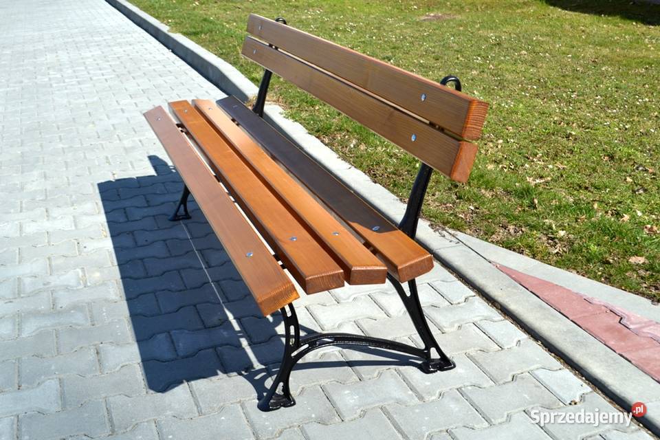 Ławka żeliwna parkowa ogrodowa miejska gruba