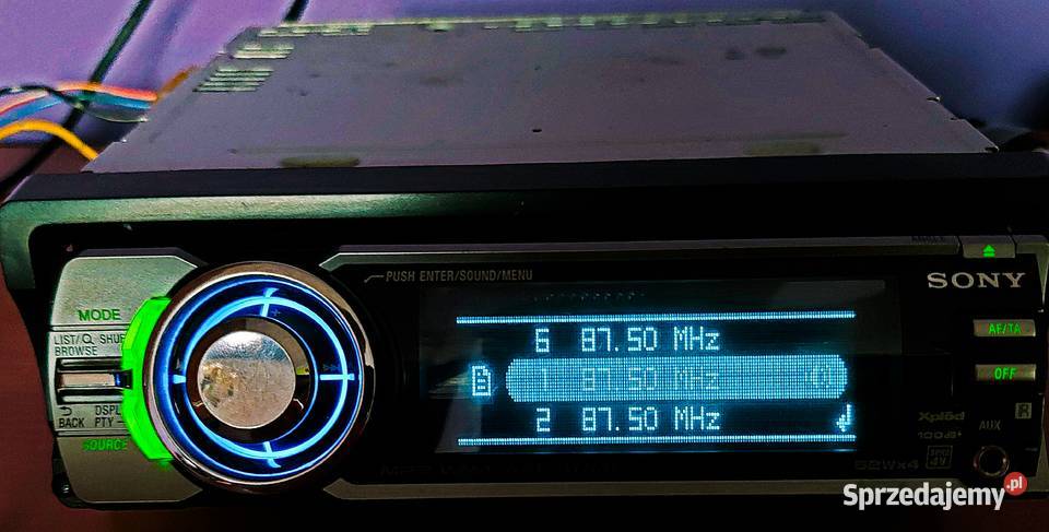 Sony CDXGT929U AnimacjeWinda Kępno