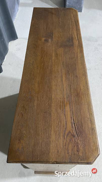Rzeźbiona komoda w rustykalnym stylu lity dąb Meble Gryfice sprzedam