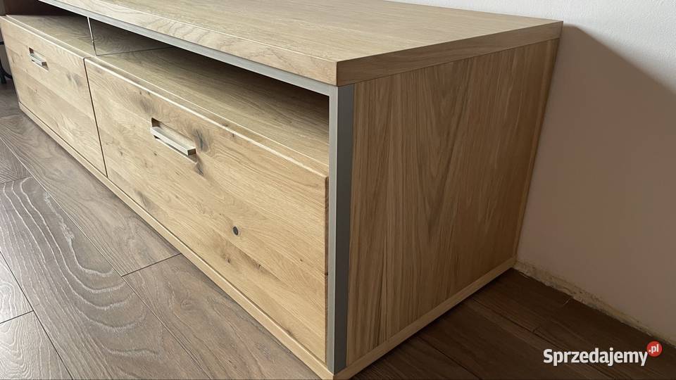 Szafka komoda RTV Dąb bianco 180 Bogatynia